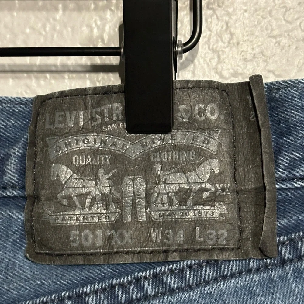 Levi’s 501xx 100% Cotton Made in Mexico Denim Jeans shrunk to 32x29